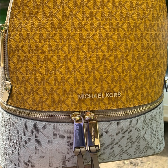 Michael Kors Signature Rhea Backpack - Picture 8 of 10